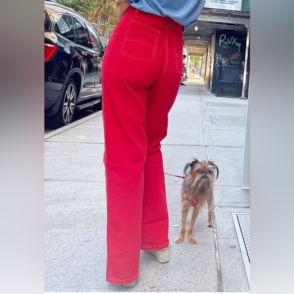 Judi Rosen Stovepipe in Chili Red size 28